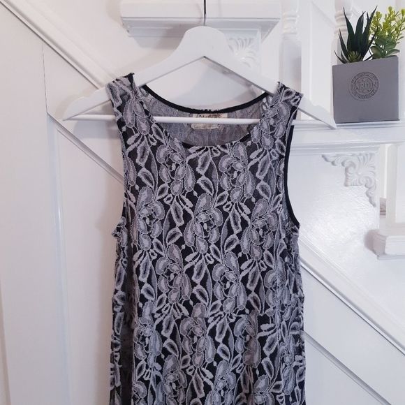 Free People semi sheer lace dress - Picture 3 of 14